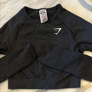 Gymshark Charcoal Long Sleeve Active Top